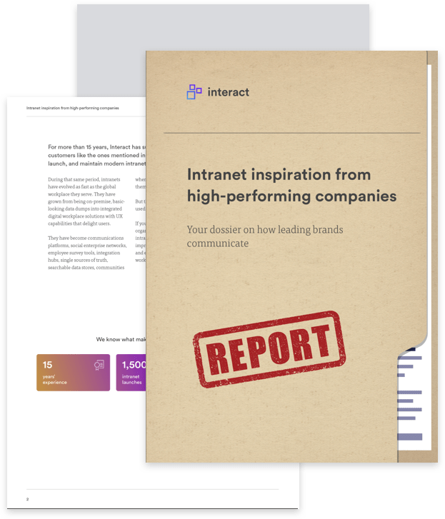 Intranet inspiration from high-performing companies