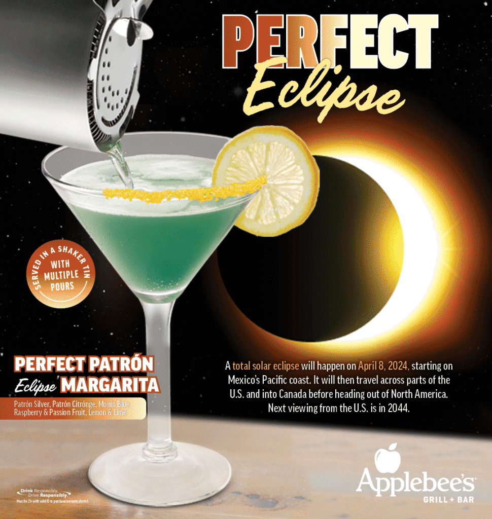 A Total Eclipse of the Marg: BML helps Applebee’s New Margarita Shine During Historic Eclipse