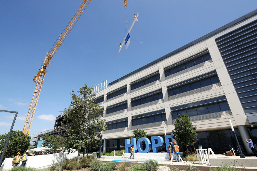 A Beam of Hope: Hospital Topping Off Ceremony